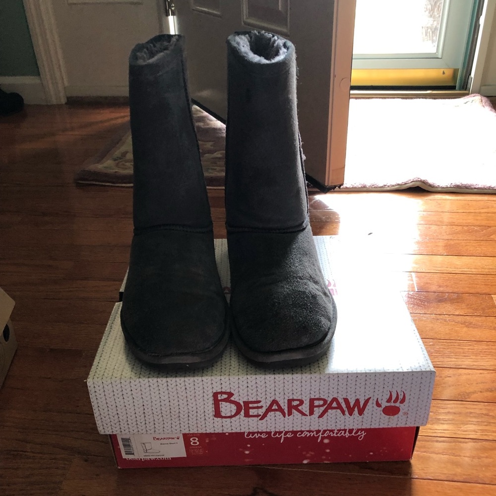 Grey Bearpaw Boots